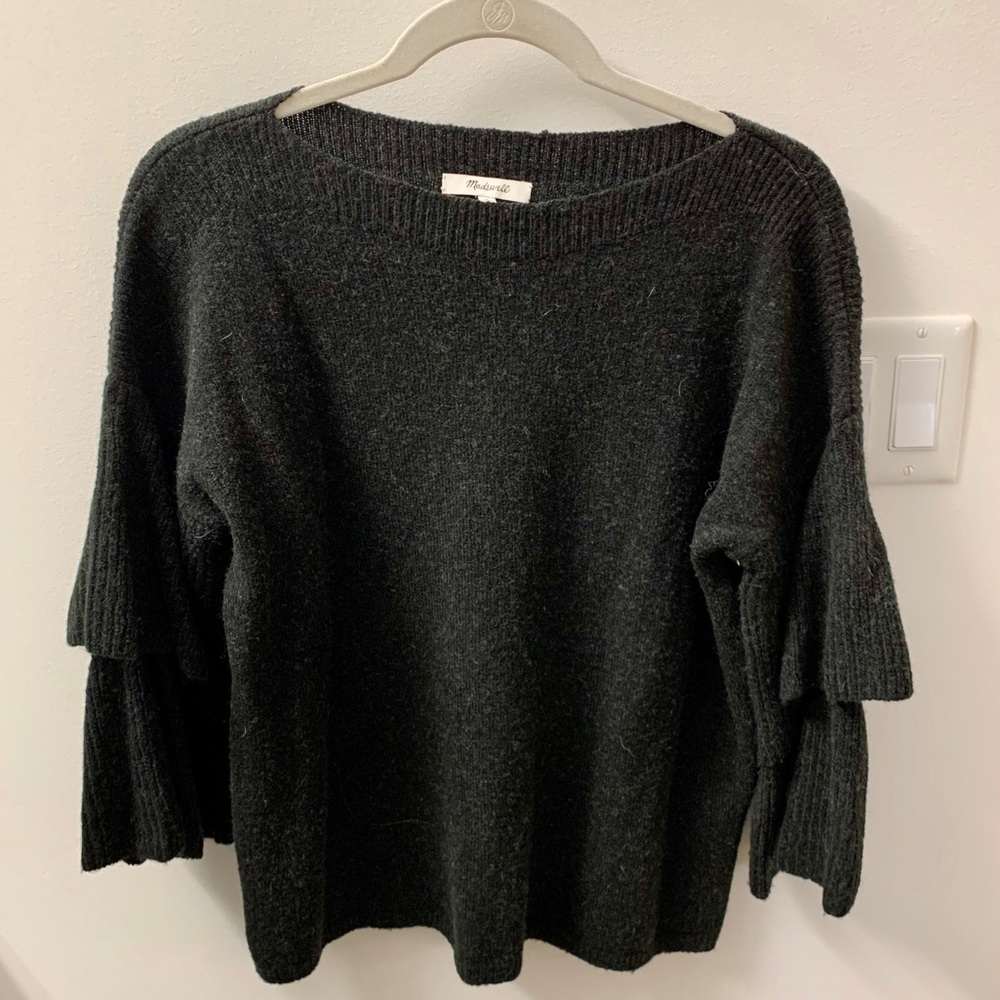 Madewell Tier Sleeve Pullover Sweater